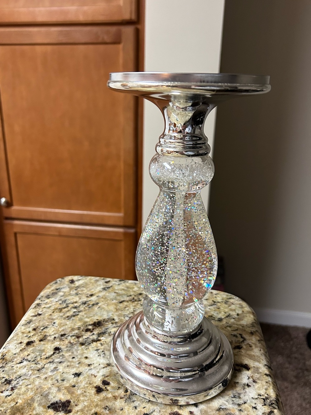 Bath & Body Works Swirling Light Up Glitter Candle Holder - Picture 2 of 4